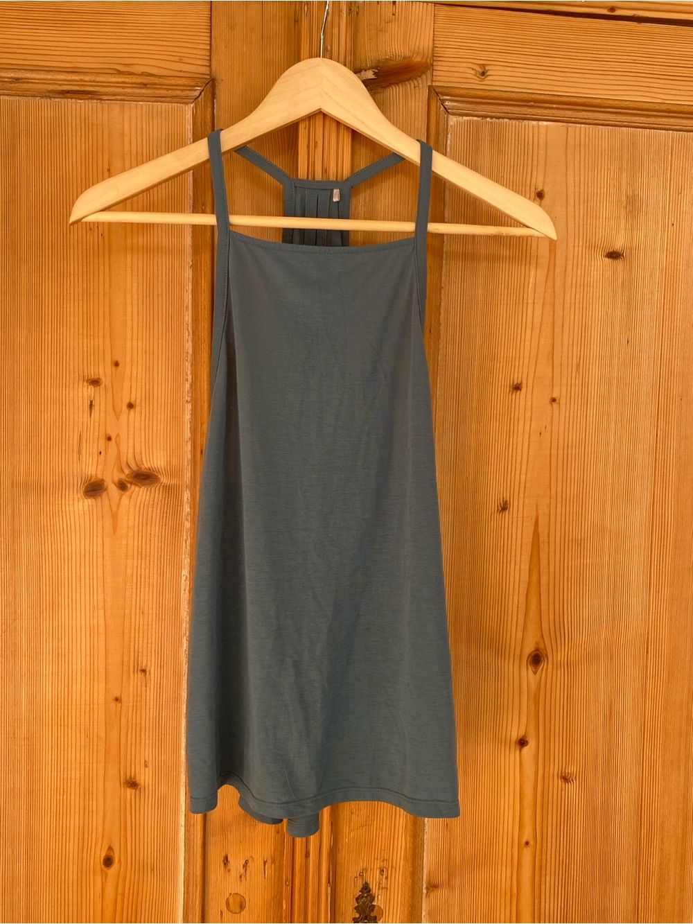 Women’s Light Teal Blue Strappy Tank Top